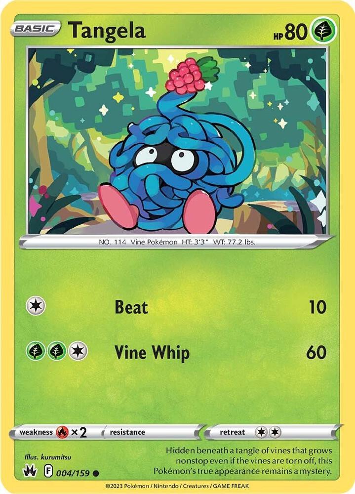 004/159 Tangela Normal - Crown Zenith (CRZ)