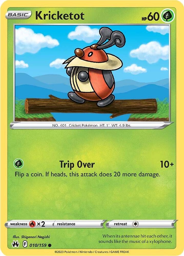 010/159 Kricketot Normal - Crown Zenith (CRZ)