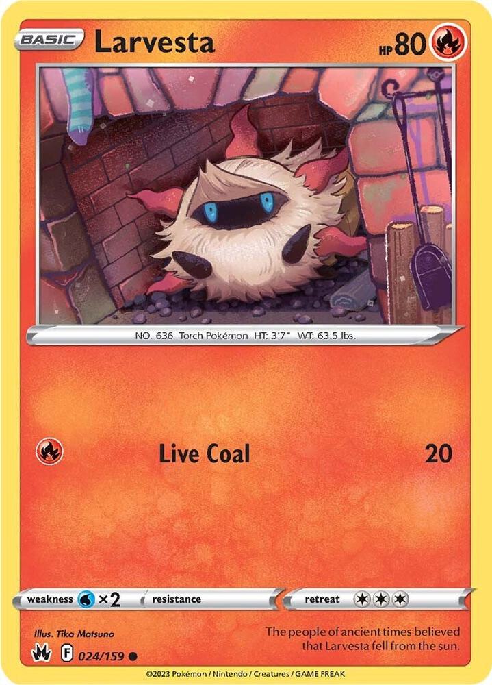 024/159 Larvesta Normal - Crown Zenith (CRZ)