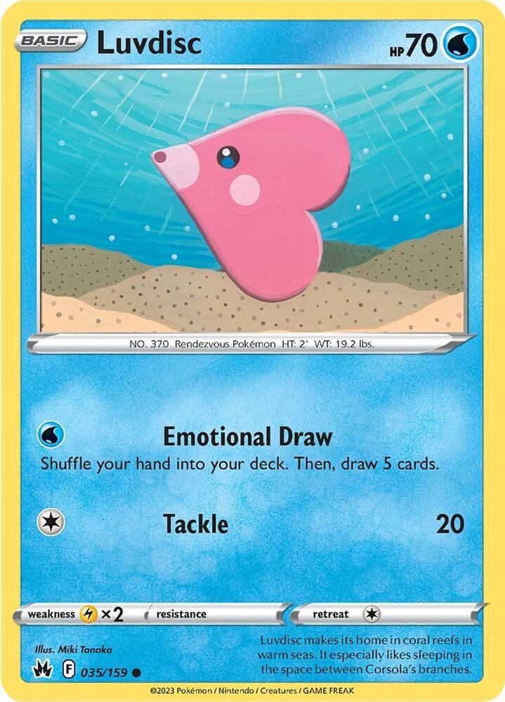035/159 Luvdisc Normal - Crown Zenith (CRZ)