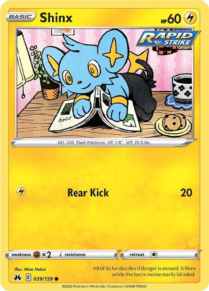 039/159 Shinx (39) Normal - Crown Zenith (CRZ)
