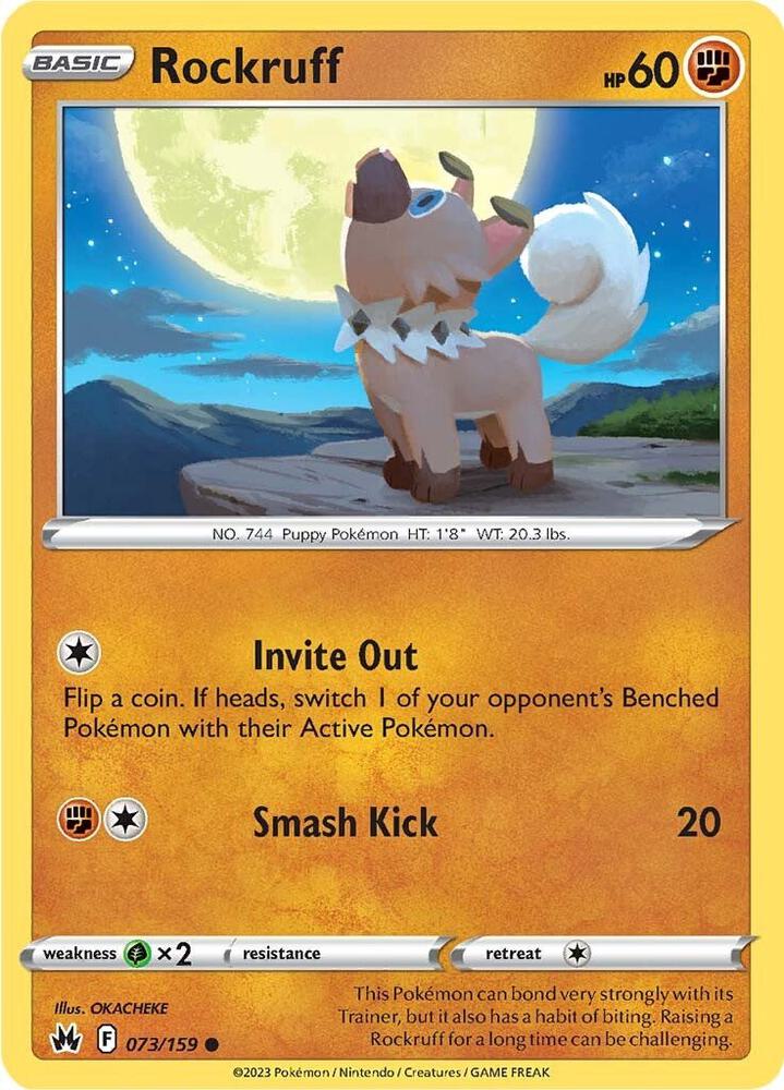 073/159 Rockruff Normal - Crown Zenith (CRZ)