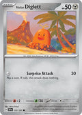 122/191 Alolan Diglett Reverse Holo - Surging Sparks (SV8)