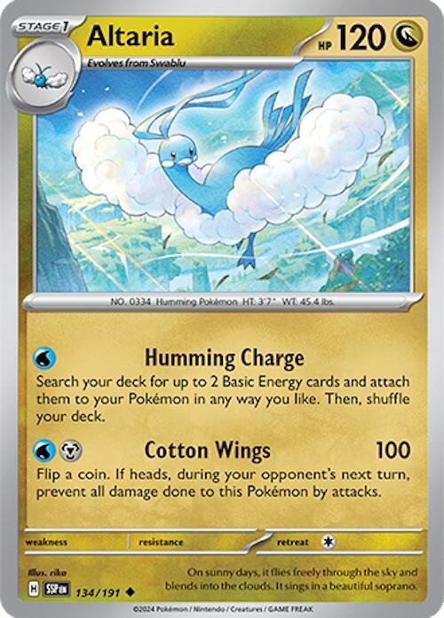 134/191 Altaria Normal - Surging Sparks (SV8)