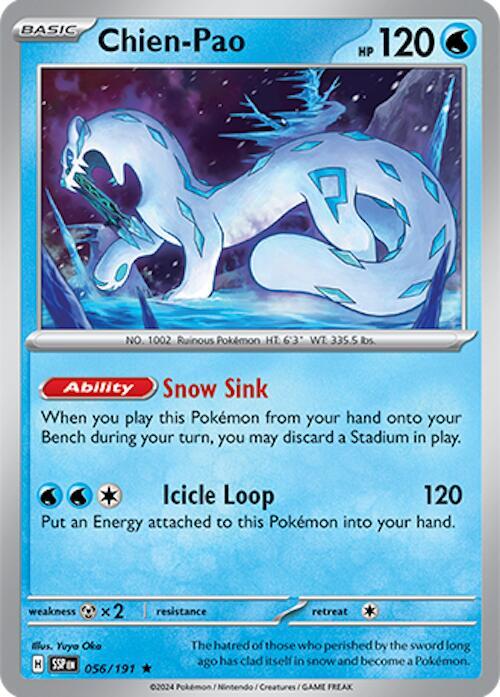 056/191 Chien-Pao Holo - Surging Sparks (SV8)