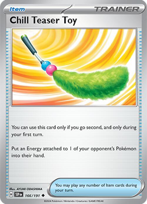 166/191 Chill Teaser Toy Normal - Surging Sparks (SV8)