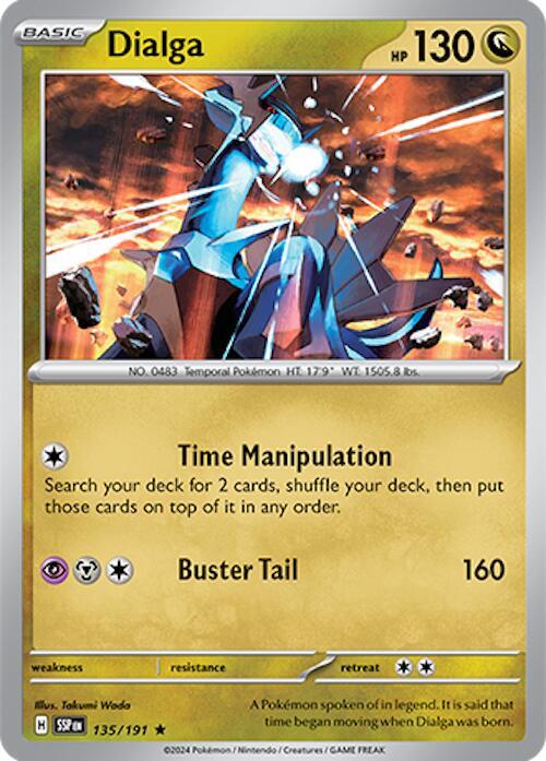 135/191 Dialga Holo - Surging Sparks (SV8)