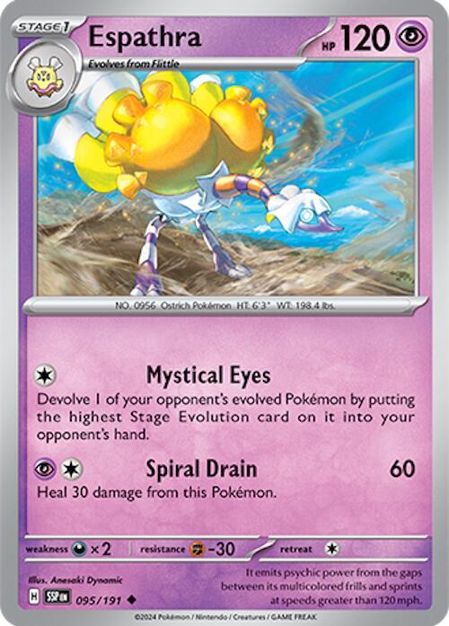 095/191 Espathra Normal - Surging Sparks (SV8)