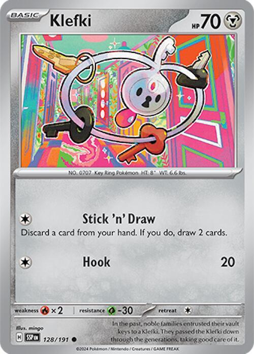 128/191 Klefki Normal - Surging Sparks (SV8)