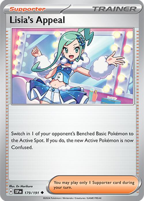 179/191 Lisia's Appeal Reverse Holo - Surging Sparks (SV8)