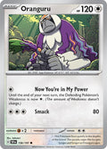 156/191 Oranguru Reverse Holo - Surging Sparks (SV8)