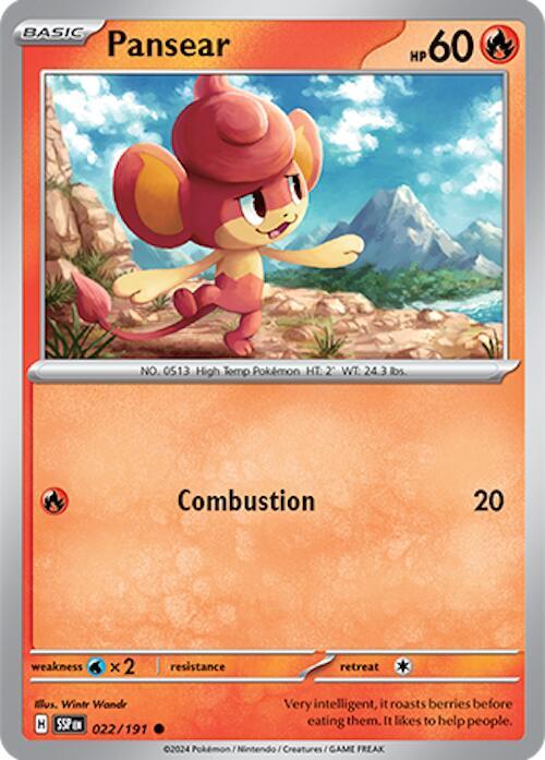 022/191 Pansear Normal - Surging Sparks (SV8)