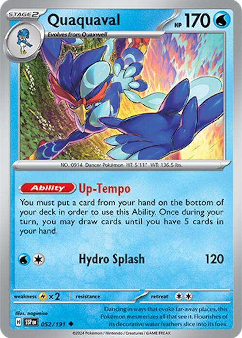 052/191 Quaquaval Normal - Surging Sparks (SV8)