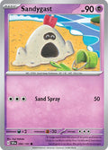 090/191 Sandygast Reverse Holo - Surging Sparks (SV8)