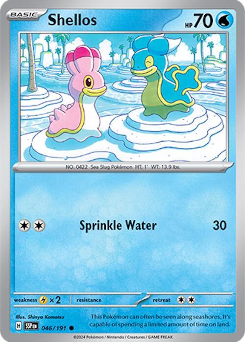 046/191 Shellos Normal - Surging Sparks (SV8)