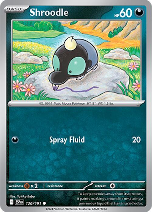 120/191 Shroodle Normal - Surging Sparks (SV8)
