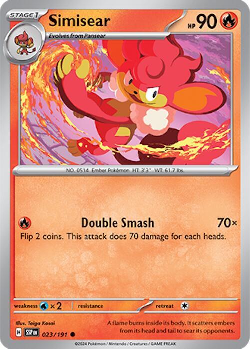 023/191 Simisear Normal - Surging Sparks (SV8)