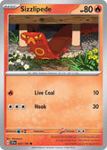 027/191 Sizzlipede Reverse Holo - Surging Sparks (SV8)