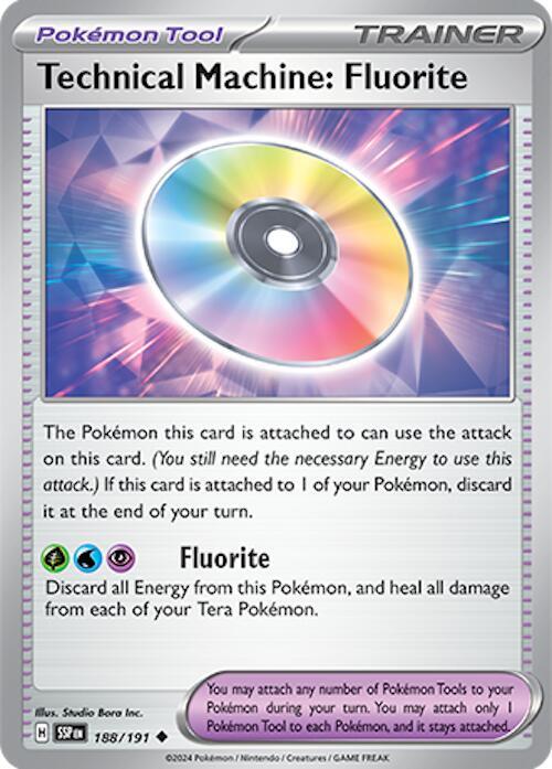 188/191 Technical Machine: Fluorite Normal - Surging Sparks (SV8)
