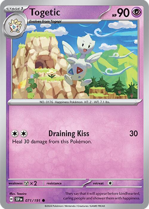 071/191 Togetic Normal - Surging Sparks (SV8)