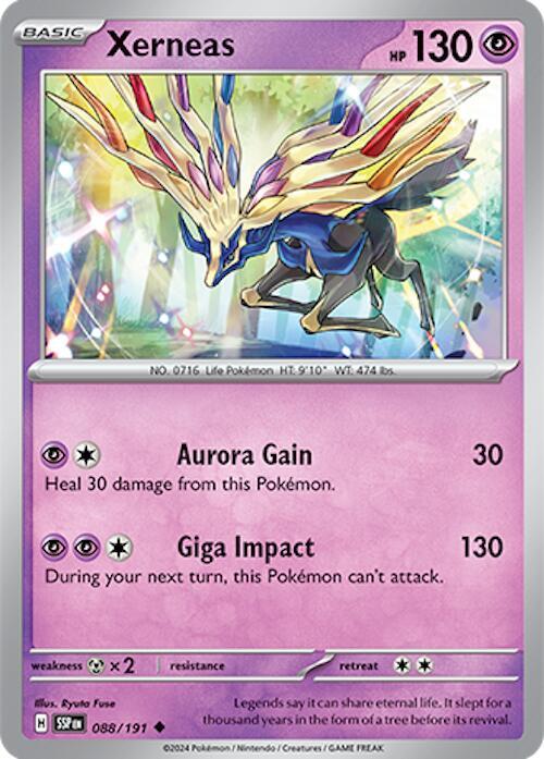 088/191 Xerneas Normal - Surging Sparks (SV8)