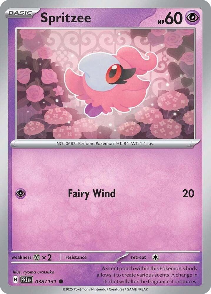 038/131 Spritzee Normal - Prismatic Evolutions (PRIS)