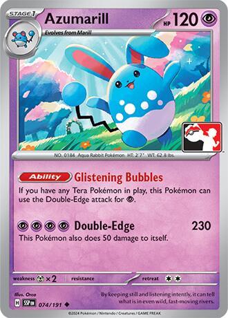 074/191 Azumarill Normal - Prize Pack Series Cards (PRIZ)