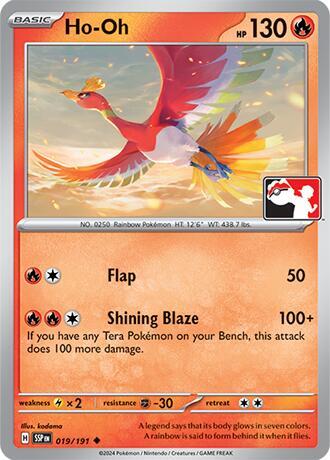 019/191 Ho-Oh Normal - Prize Pack Series Cards (PRIZ)
