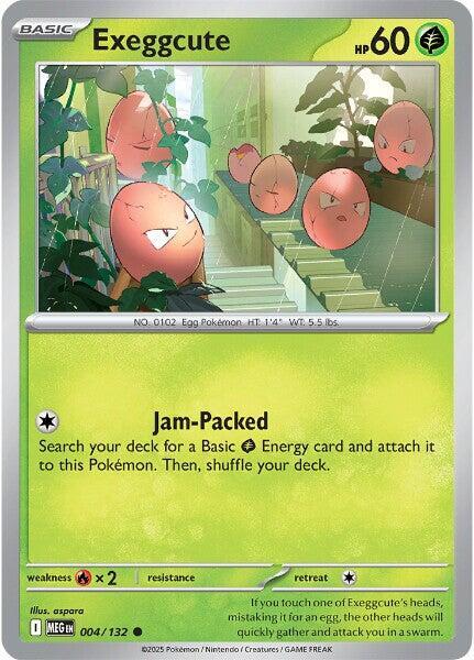 004/132 Exeggcute Reverse Holo - Mega Evolution (MEGA)