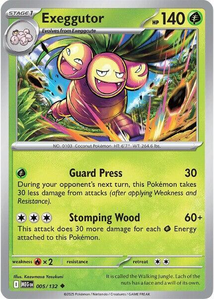 005/132 Exeggutor Reverse Holo - Mega Evolution (MEGA)