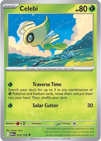 012/132 Celebi Reverse Holo - Mega Evolution (MEGA)