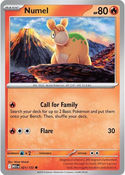 021/132 Numel Normal - Mega Evolution (MEGA)