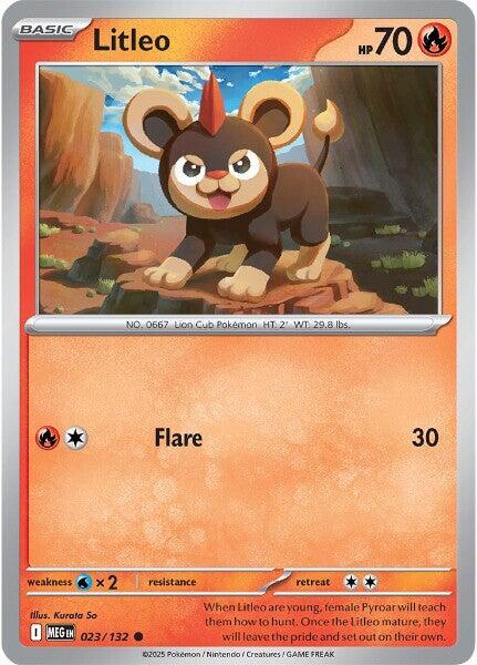 023/132 Litleo Normal - Mega Evolution (MEGA)