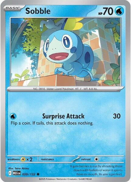 039/132 Sobble Normal - Mega Evolution (MEGA)