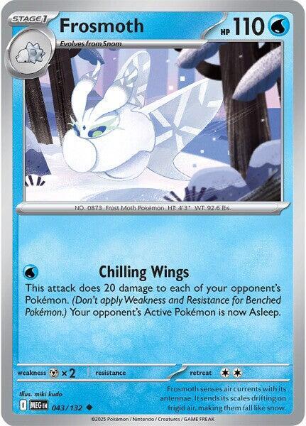 043/132 Frosmoth Normal - Mega Evolution (MEGA)