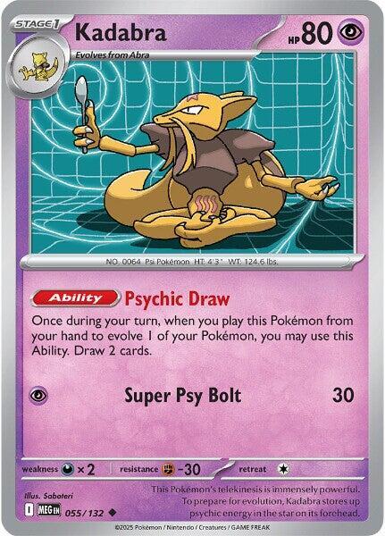 055/132 Kadabra Normal - Mega Evolution (MEGA)
