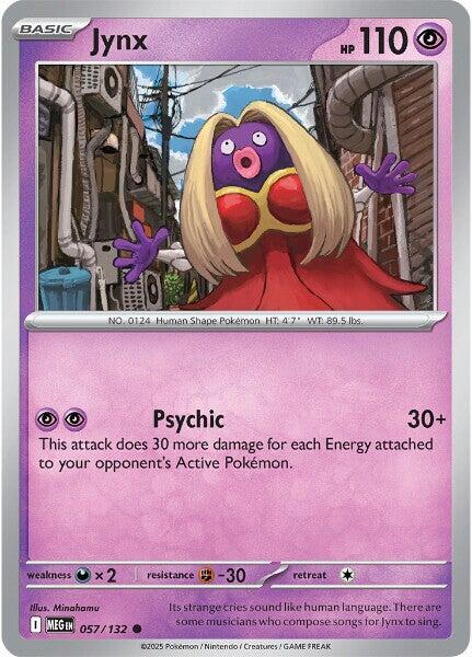 057/132 Jynx Reverse Holo - Mega Evolution (MEGA)