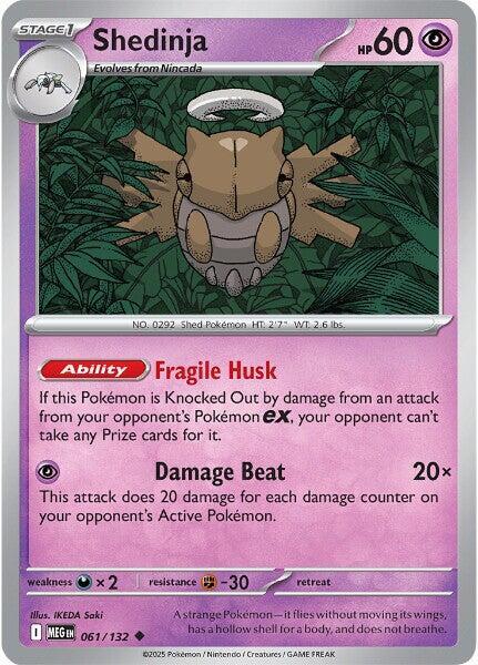 061/132 Shedinja Reverse Holo - Mega Evolution (MEGA)