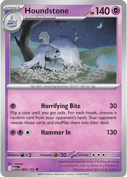 066/132 Houndstone Reverse Holo - Mega Evolution (MEGA)