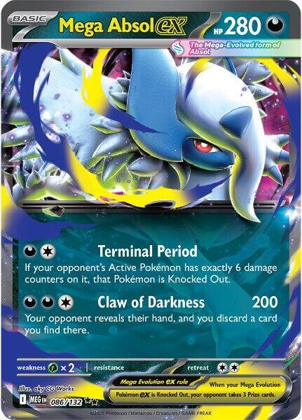086/132 Mega Absol ex Holo - Mega Evolution (MEGA)