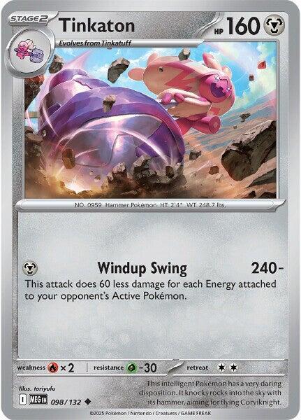 098/132 Tinkaton Normal - Mega Evolution (MEGA)