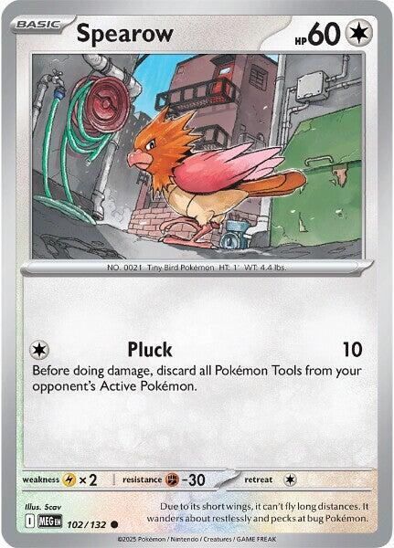 102/132 Spearow Normal - Mega Evolution (MEGA)