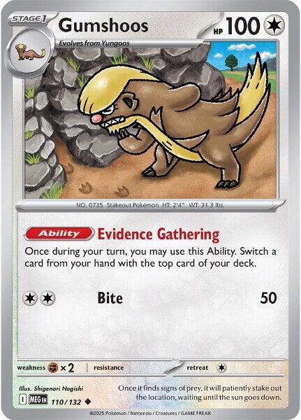 110/132 Gumshoos Normal - Mega Evolution (MEGA)