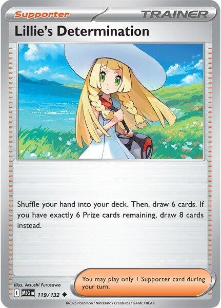 119/132 Lillie's Determination Normal - Mega Evolution (MEGA)