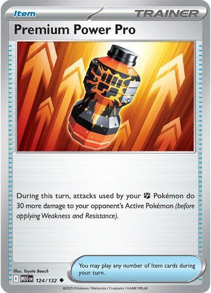 124/132 Premium Power Pro Normal - Mega Evolution (MEGA)