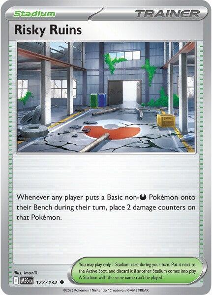 127/132 Risky Ruins Normal - Mega Evolution (MEGA)