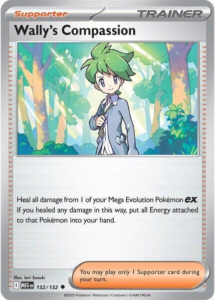 132/132 Wally's Compassion Normal - Mega Evolution (MEGA)