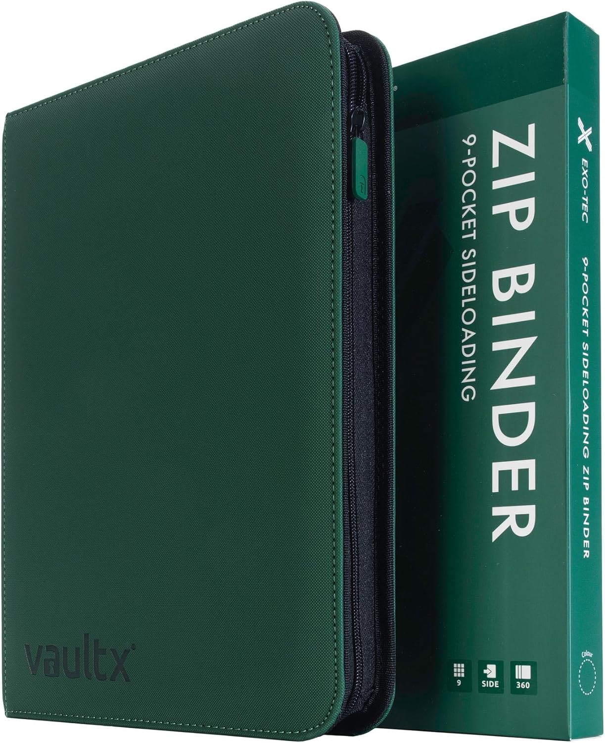 Vault X Trading Card Zip Binder, Premium Exo-Tec Album Material