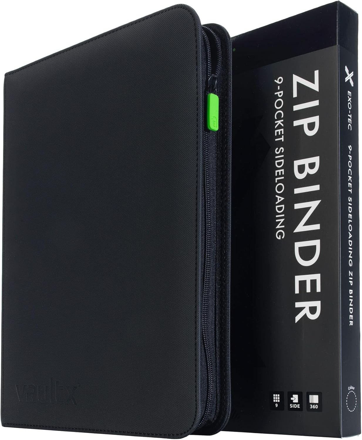 Vault X Trading Card Zip Binder, Premium Exo-Tec Album Material