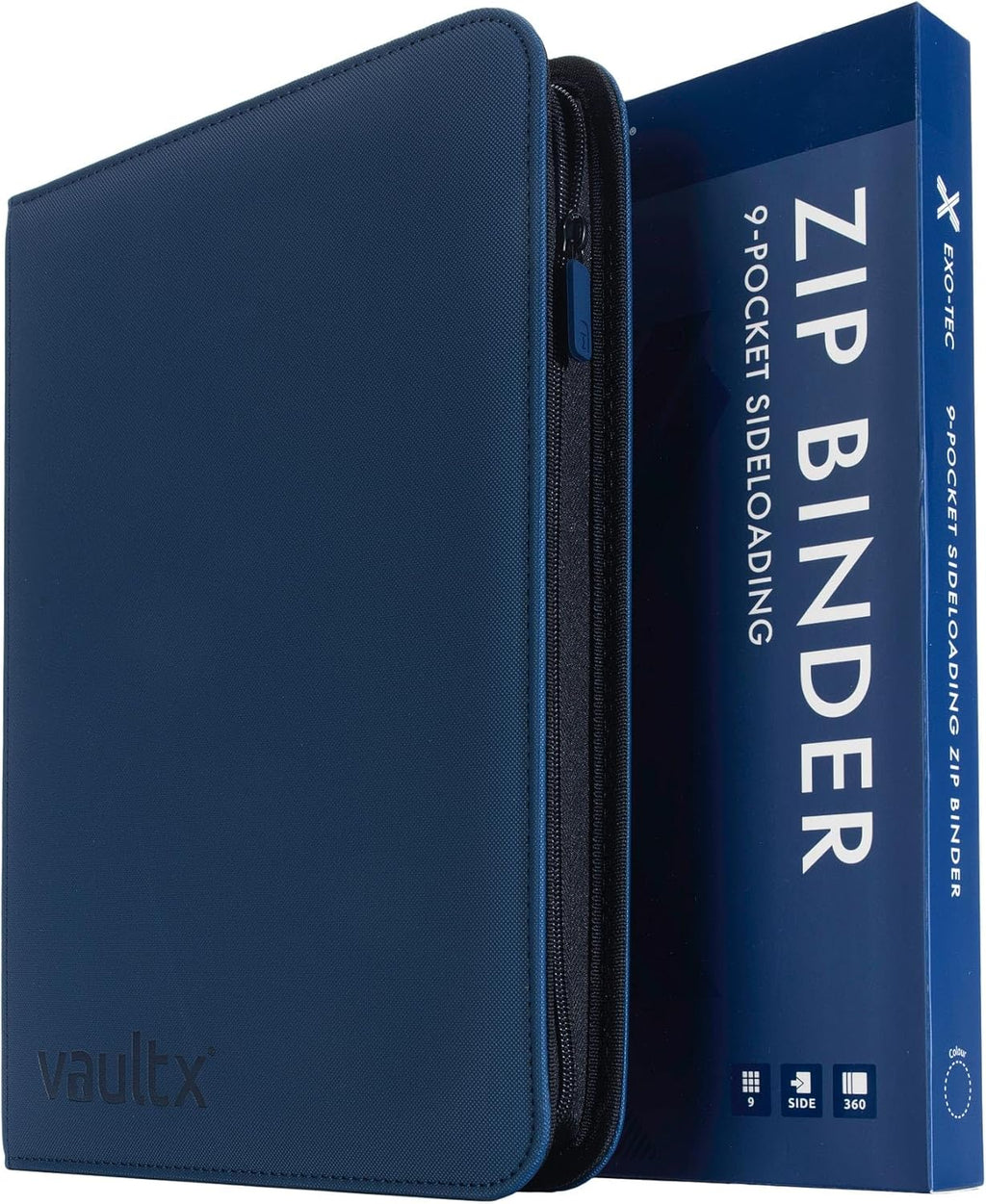 Vault X Trading Card Zip Binder, Premium Exo-Tec Album Material